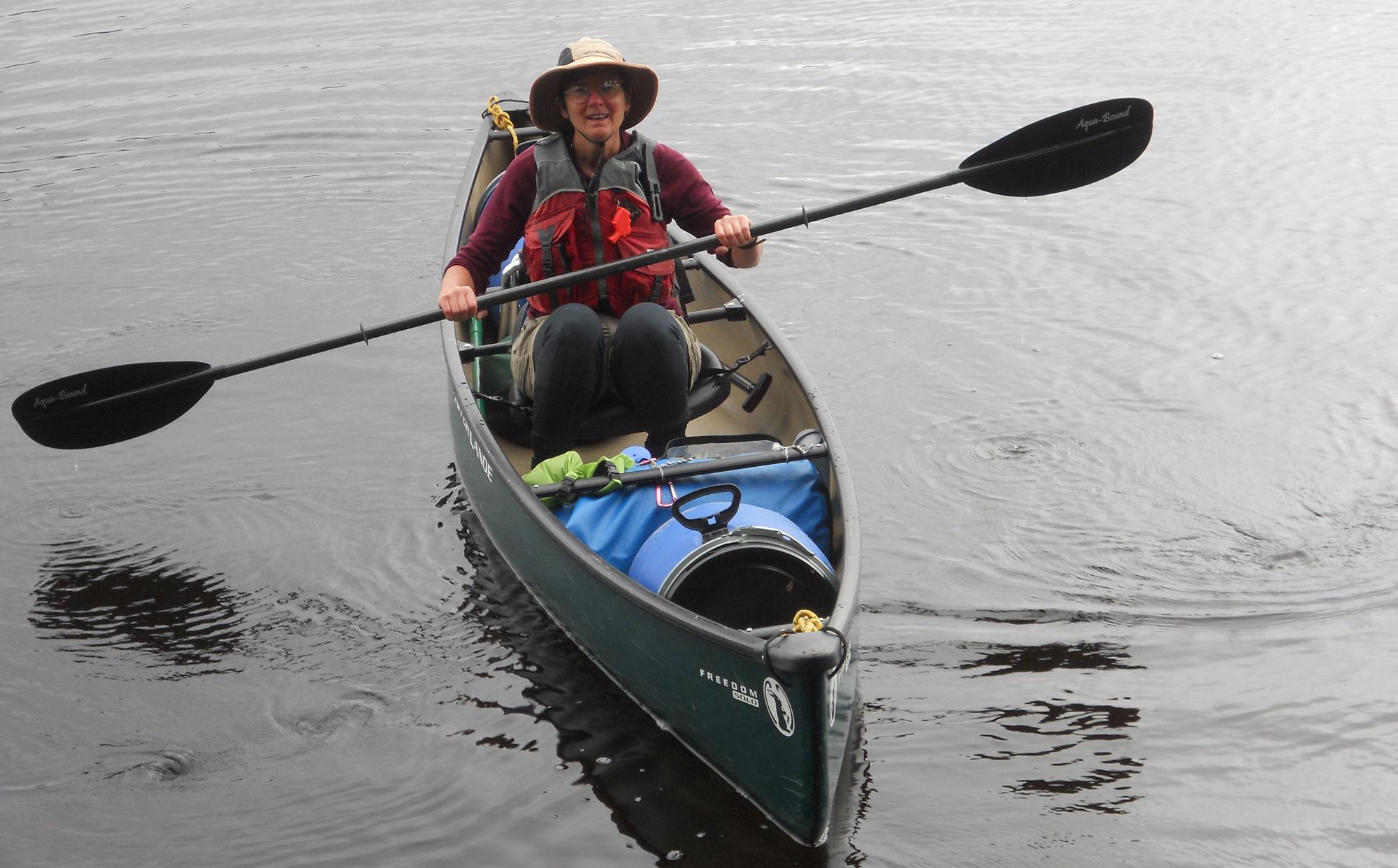 En route from Allagash Lake to Chesuncook Lake, summer 2011. [Photo by Mike Hiza.]