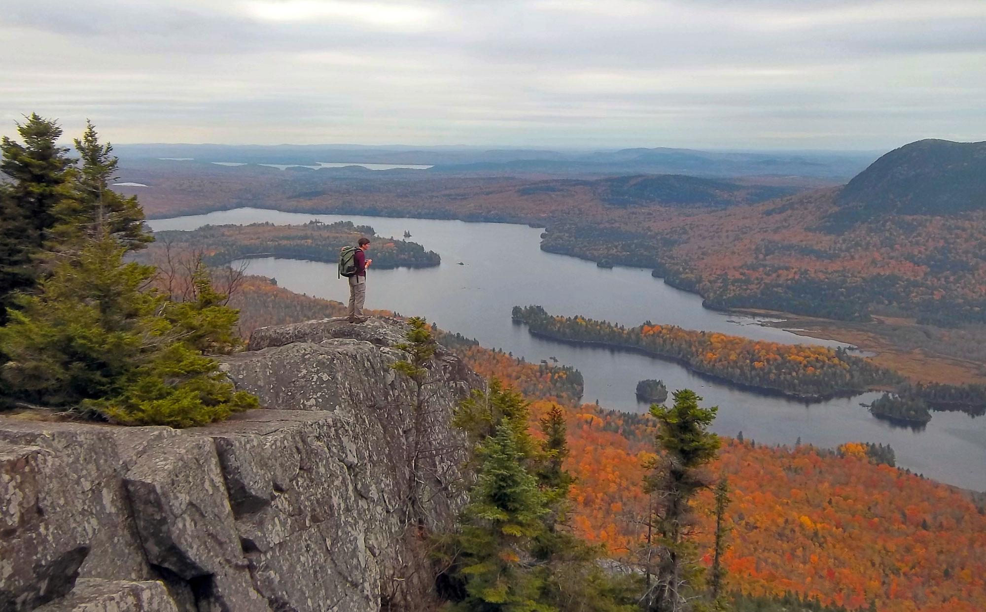 Barren Ledges above Lake Onawa, Appalachian Trail